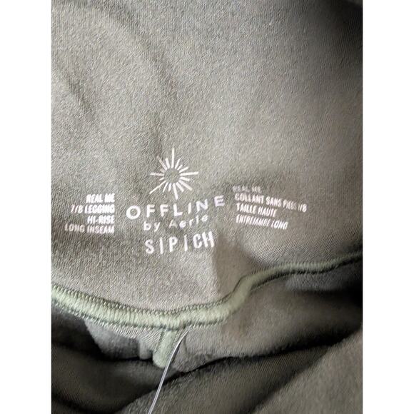 Offline By Aerie Real Me 7/8 Leggings High Rise Small Hunter Green (730) - Picture 5 of 7